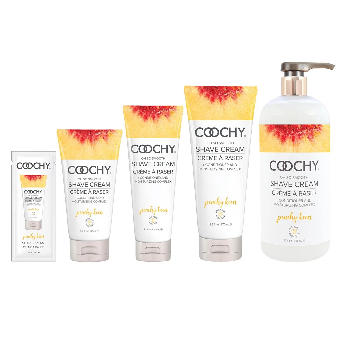 Coochy Shave Cream – Peachy Keen | Moisturizing Intimate Shaving Cream