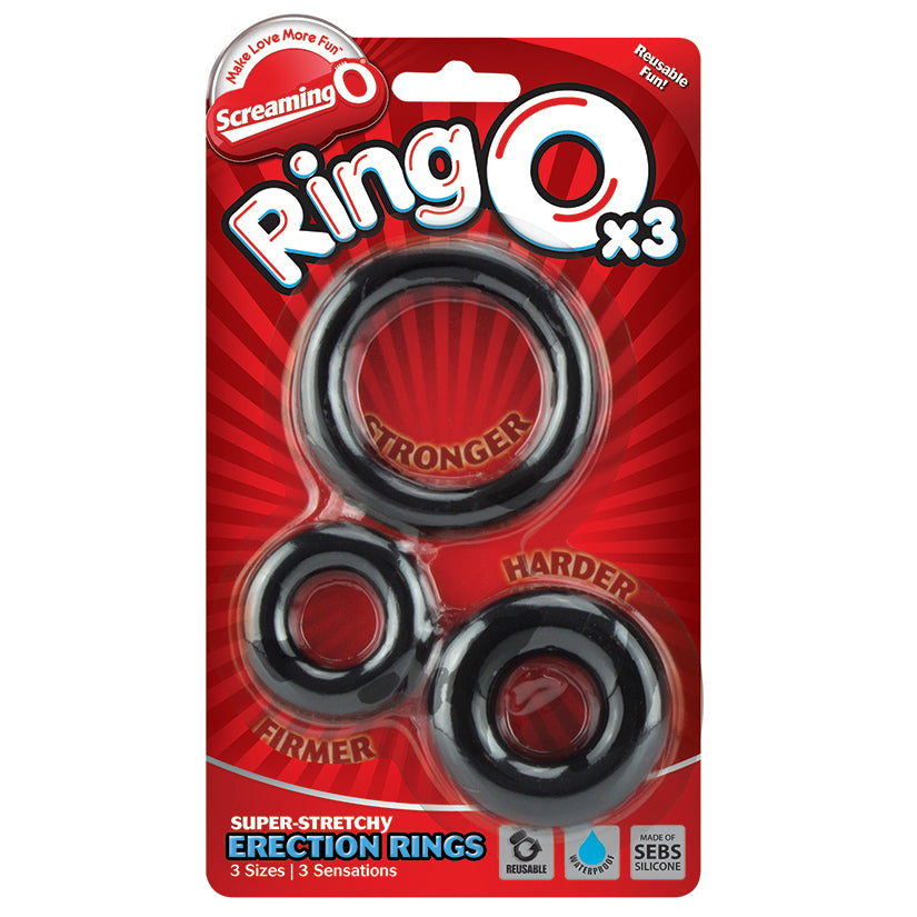 Screaming O RingO x3 – Stretchy Silicone Cock Rings for Enhanced Performance (3-Pack)
