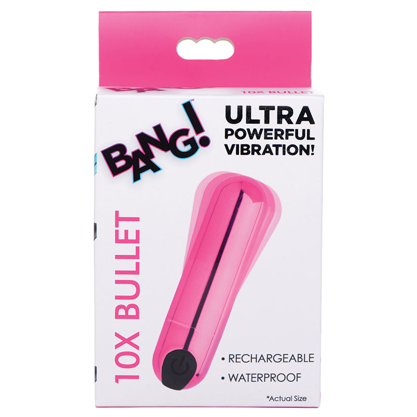 BANG! 10X Rechargeable Metallic Bullet Vibrator