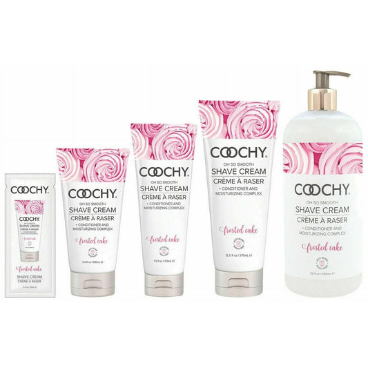 Coochy Shave Cream Frosted Cake – Moisturizing Shaving Cream for Intimate Areas & Body