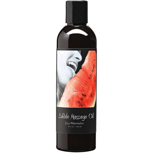 Earthly Body Edible Massage Oil – Natural, Vegan & Tasty Body Oil for Sensual Massage