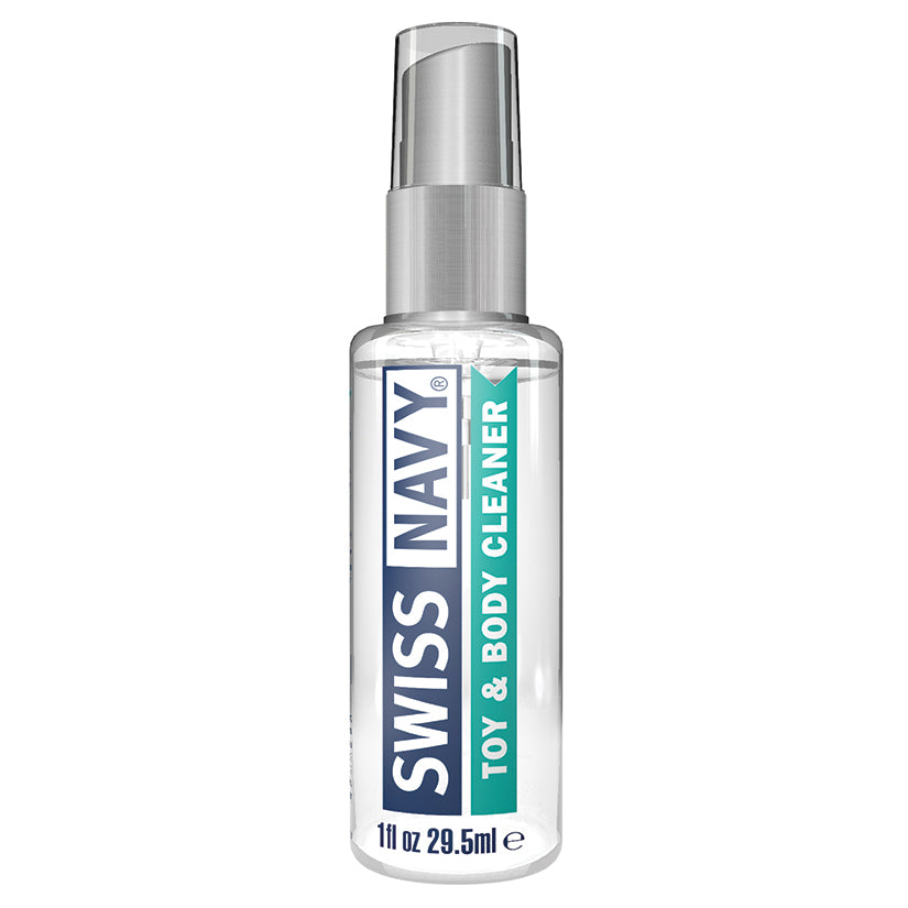Swiss Navy Toy & Body Cleaner Spray - Gentle Antibacterial Cleaner for Silicone, Rubber, Glass, and Plastic Toys