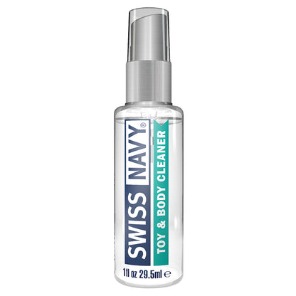 Swiss Navy Toy & Body Cleaner Spray - Gentle Antibacterial Cleaner for Silicone, Rubber, Glass, and Plastic Toys