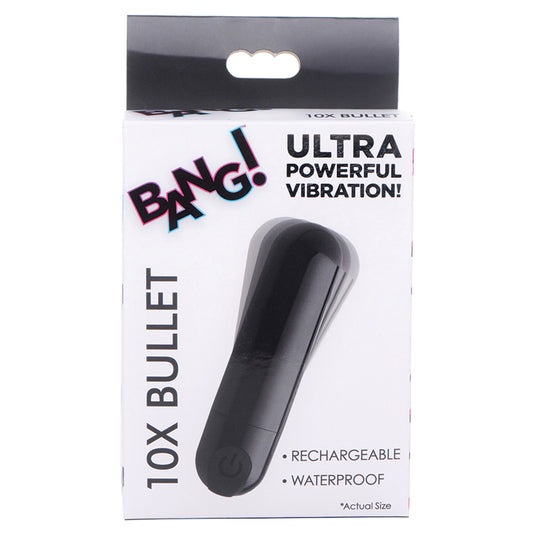 BANG! 10X Rechargeable Metallic Bullet Vibrator